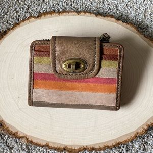 Fossil Colorful Leather Wallet